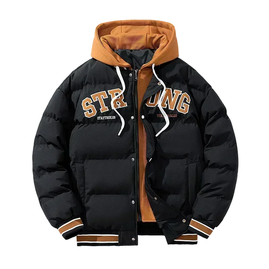 Veste pour jeunes hommes fermeture éclair nouvelle veste Streetwear coupe-vent mode veste à capuche Parkers hiver épais thermique coton manteau hommes