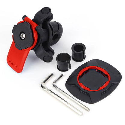 Support Téléphone Vélo Guidon – Amortisseur Antichoc, Universel, Détachable et Facile à Installer (VTT, Moto, Scooter)