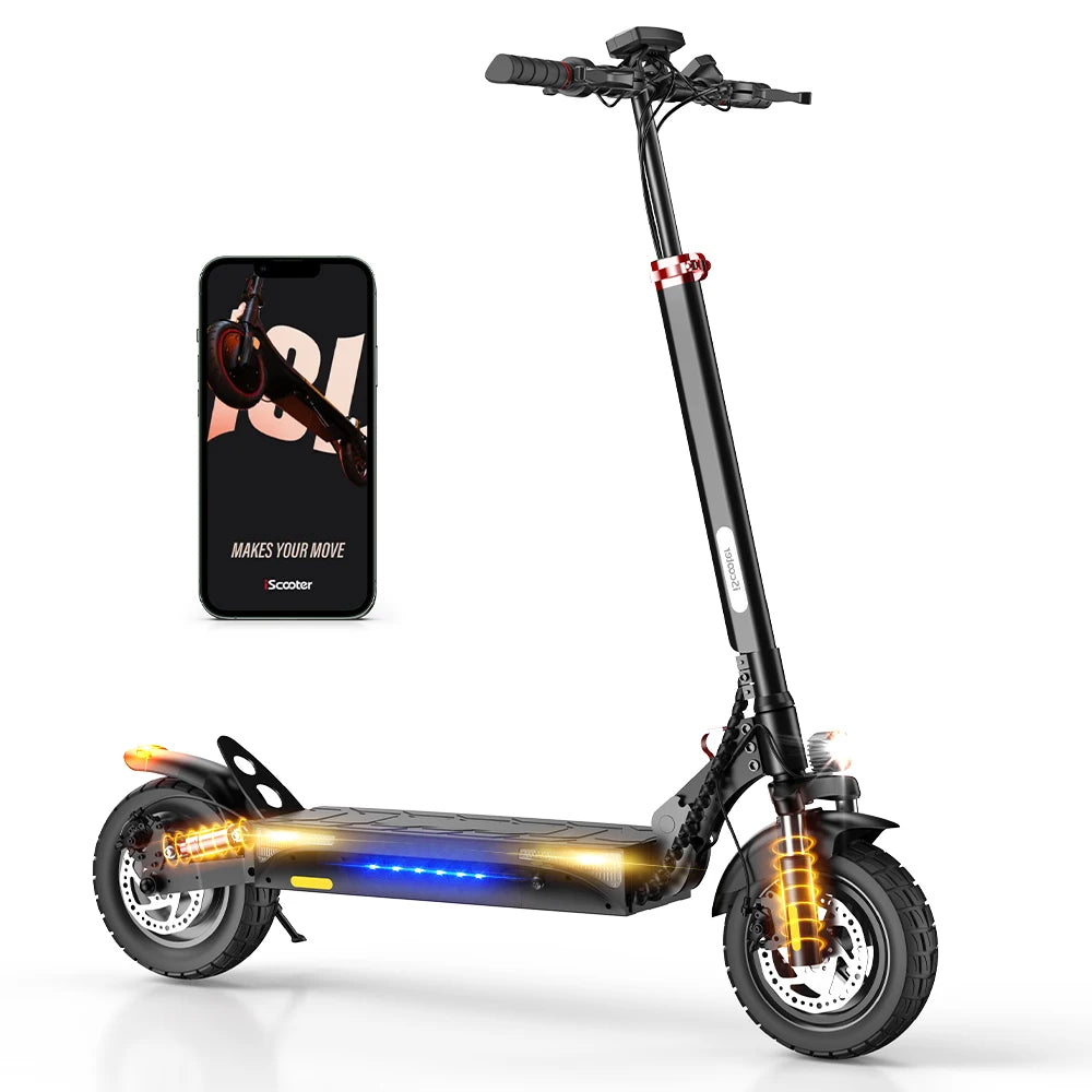 iScooter iX3 – Scooter Électrique Tout-Terrain 800W, 40 km/h, Autonomie 60 km – 10 Pouces