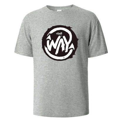 T-shirt Imprimé “The Way” – Homme & Femme, Streetwear Décontracté