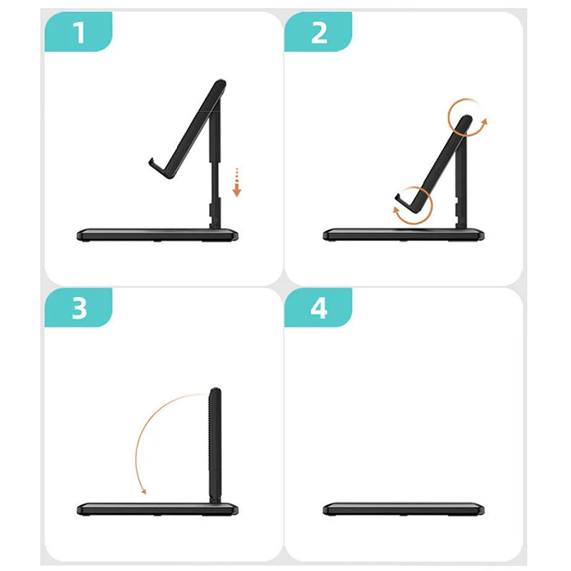 Support de téléphone portable pliable pour tablette, pour iPad, iPhone, Samsung, support de bureau réglable, support pour Smartphone