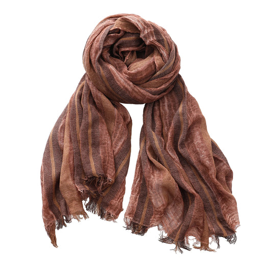 🧣 Écharpe Homme Coton & Lin JJYANJIN – Style Décontracté & Confortable