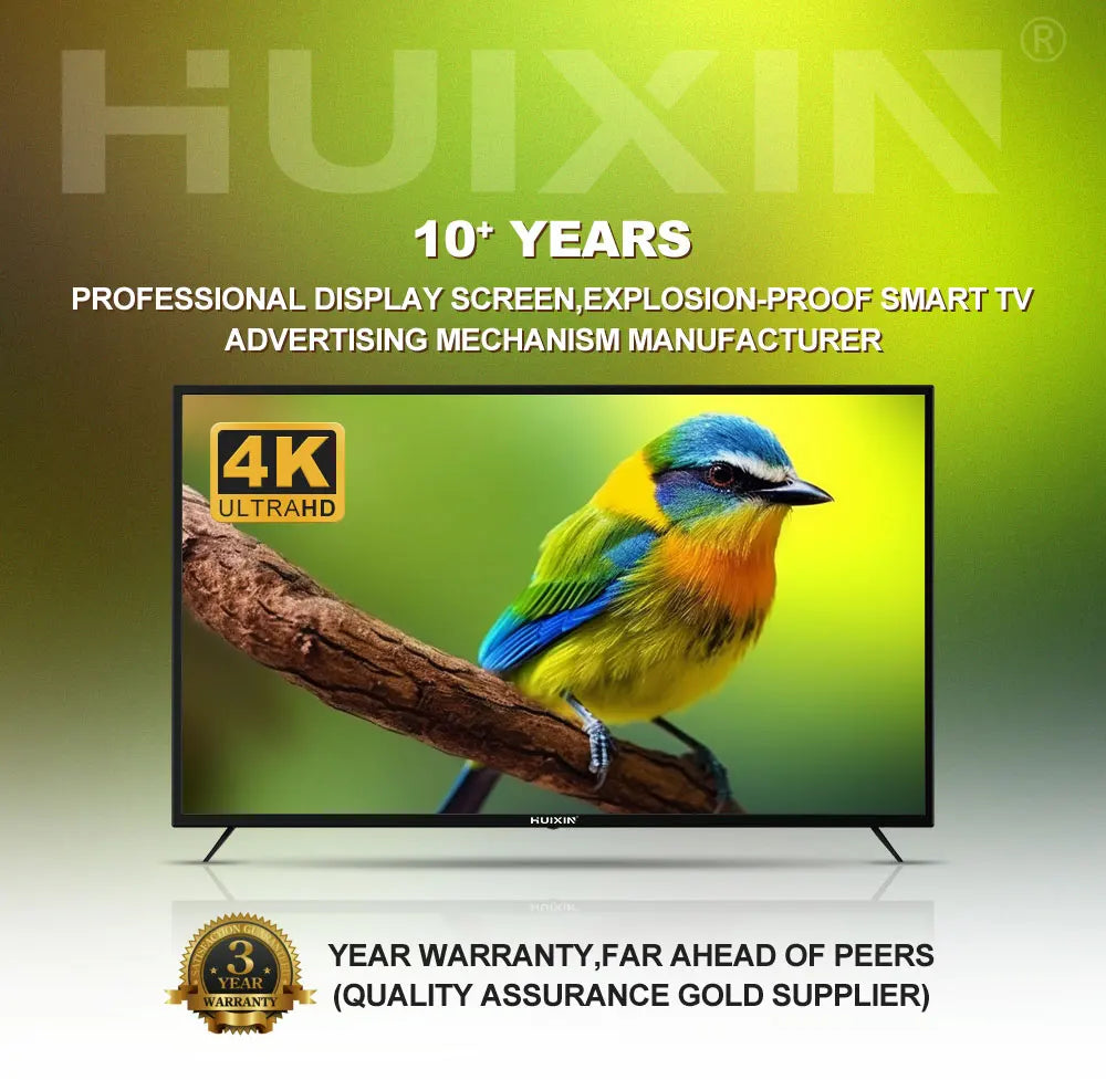 DUTRIEUX Smart TV 32’’ Ultra HD 4K – Google TV & Roku OS, écran tactile design luxe