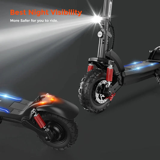 iScooter iX5 Plus – Trottinette Électrique Pliable 1000W 48V 17.5Ah | 45 km/h, 45 km d’autonomie, 11 pouces
