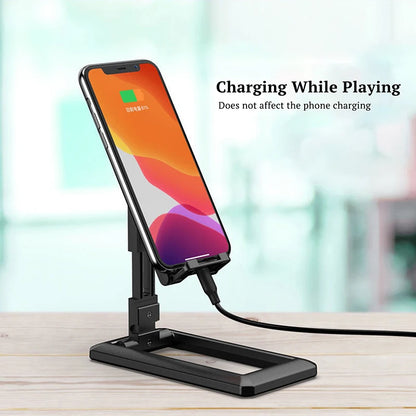 Support de téléphone portable pliable pour tablette, pour iPad, iPhone, Samsung, support de bureau réglable, support pour Smartphone