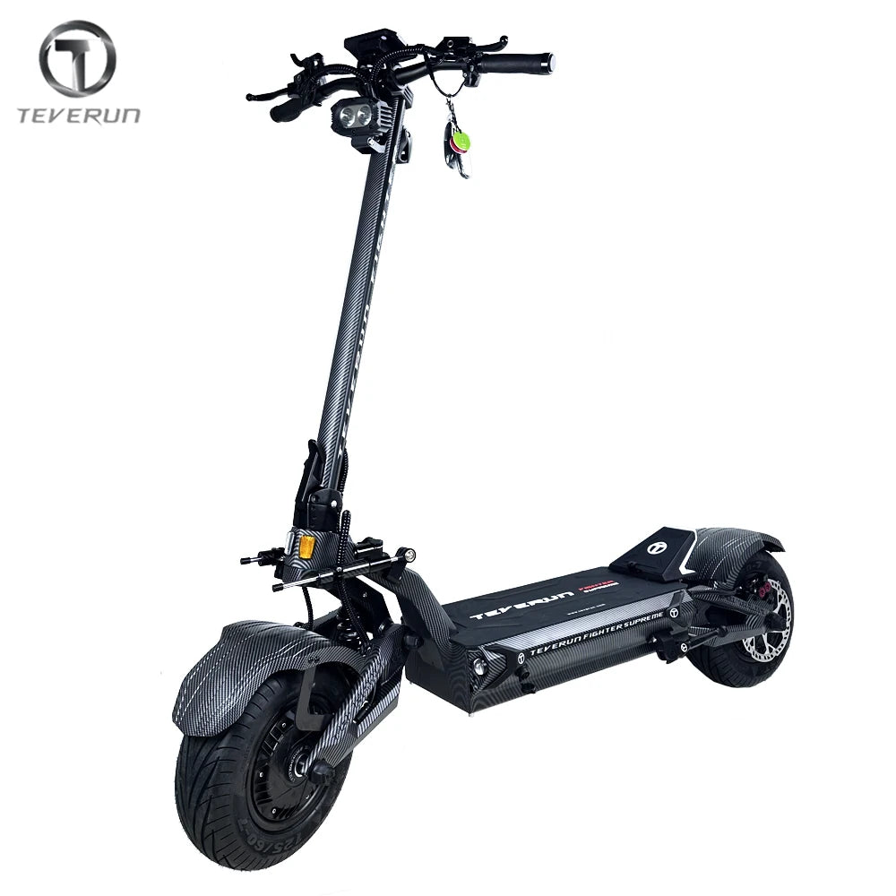 Moteur d'origine Teverun Fighter 7260R 72V 60Ah V4 puissance de crête 15000W avec GPS PKE vitesse maximale 120 KM/H n Scooter électrique