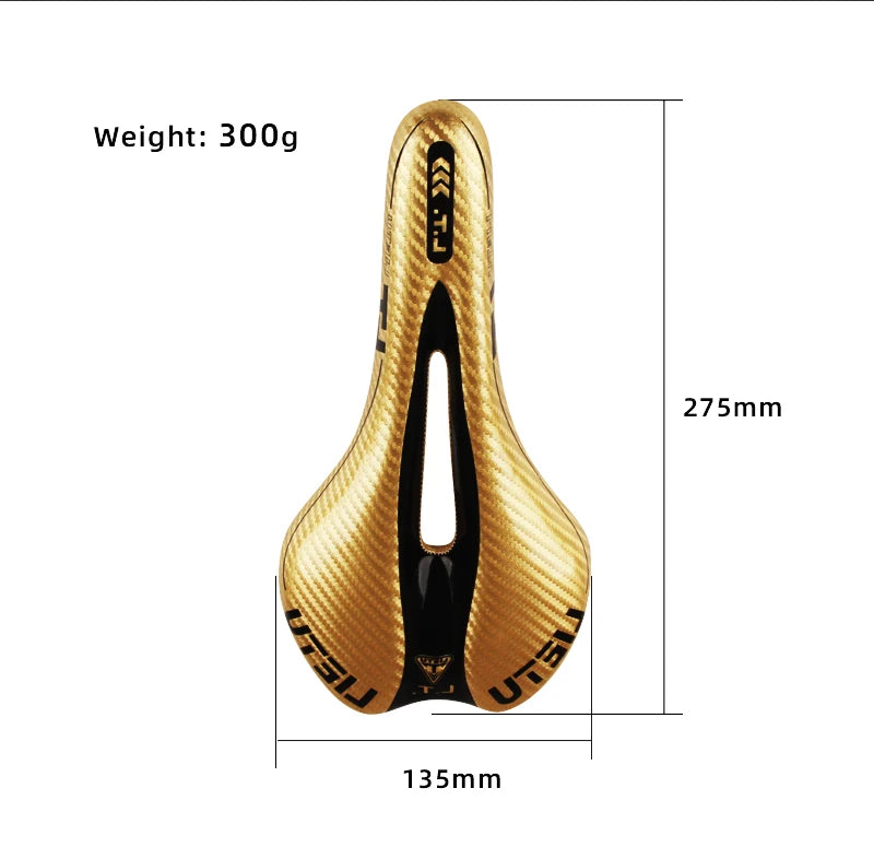 LIETU – Selle VTT en Fibre de Carbone, Coussin Imperméable et Anti-choc pour Vélo de Route