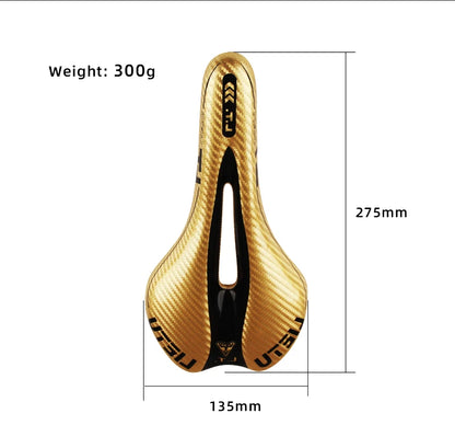 LIETU – Selle VTT en Fibre de Carbone, Coussin Imperméable et Anti-choc pour Vélo de Route