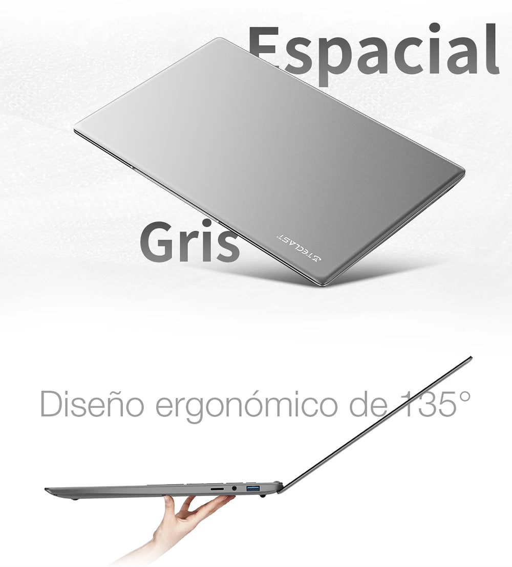 【Nouveau】 Ordinateur portable Teclast F16Pro 15,6" 1920X1080, 12 Go / 16 Go de Ram, 256 Go / 512 Go Rom, clavier rétroéclairé, pour Intel N95, Mini-Hdmi