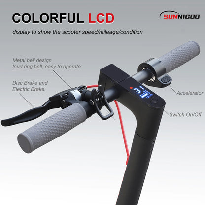 Trottinette éléctrique 8.5 pouces 10.4Ah 350W 36v avec application téléphone