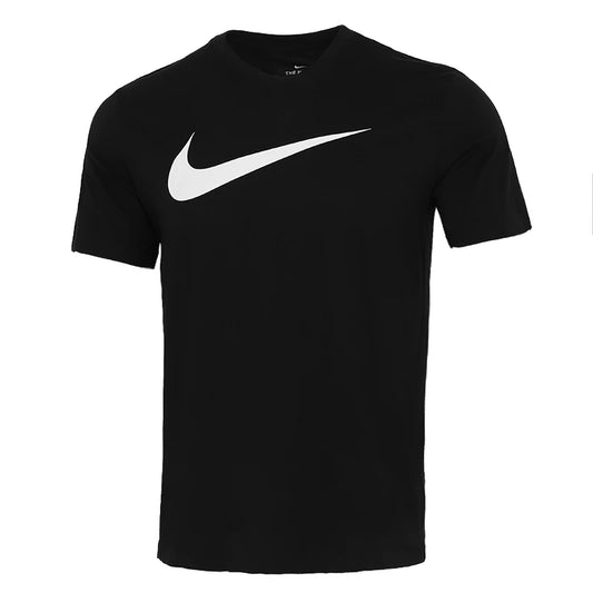 Nike Hauts à manches courtes pour hommes pour l'entraînement physique, vêtements de sport respirants et confortables, T-shirt classique à manches mi-longues avec grand logo Dc5095-010