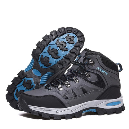 Bottes de randonnée imperméables en plein air pour hommes et femmes, bottes de sport de montagne résistantes à l'usure, chaussures de sport de chasse, printemps et automne