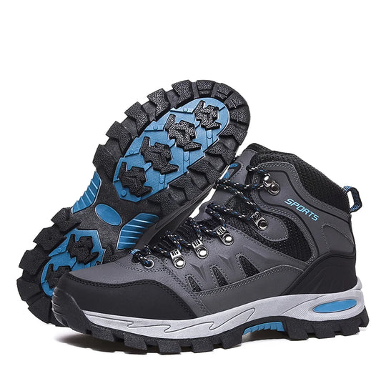 Bottes de randonnée imperméables en plein air pour hommes et femmes, bottes de sport de montagne résistantes à l'usure, chaussures de sport de chasse, printemps et automne