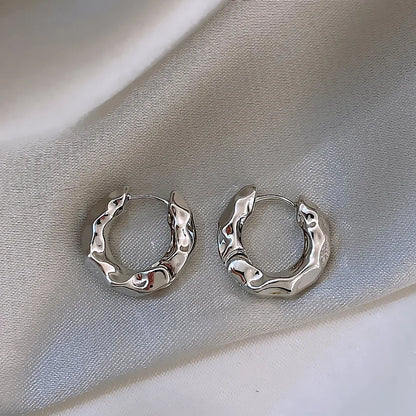 Boucles d'oreilles circulaires en argent Sterling 925 pour femmes, cerceau d'oreille en argent véritable, tendance, nouvelle collection, offre spéciale