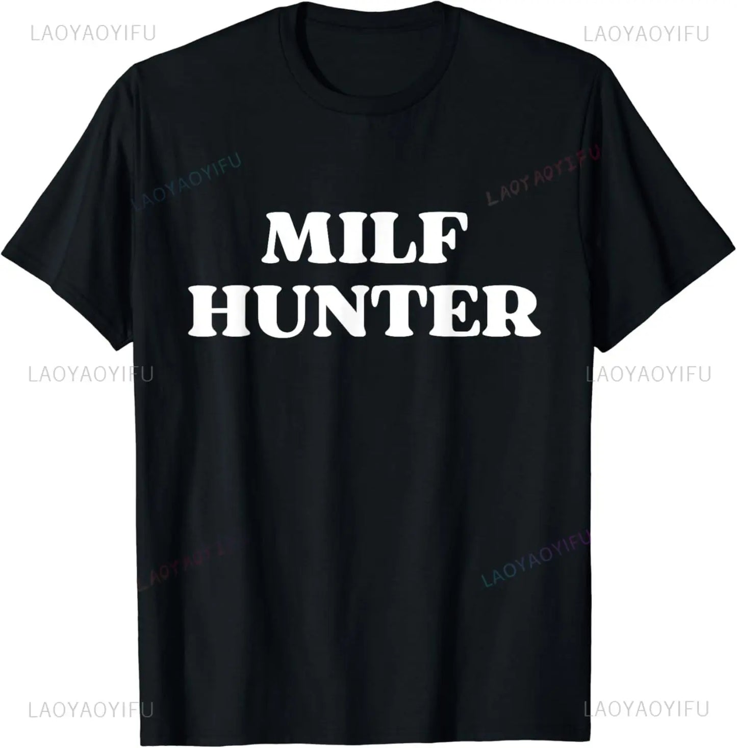 Chasseur de MILF-T-shirt humoristique pour homme, humoristique et humoristique, humoristique et humoristique