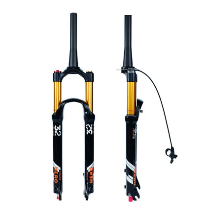 🚴♂️ Fourche à Air VTT en Alliage de Magnésium – Amortisseur de Rebond 140mm