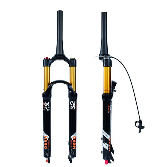 🚴♂️ Fourche à Air VTT en Alliage de Magnésium – Amortisseur de Rebond 140mm