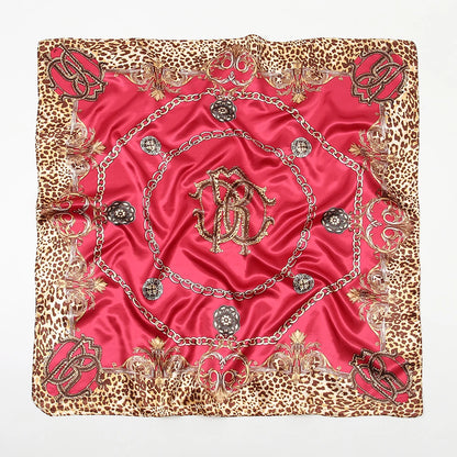 🧣 Foulard Carré Léopard LMLAVEN – Chic, Rock & Multifonction
