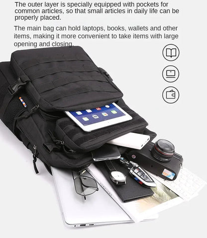 Sac à Dos Outdoor  35L – Imperméable, Anti-vol, Camping & Randonnée