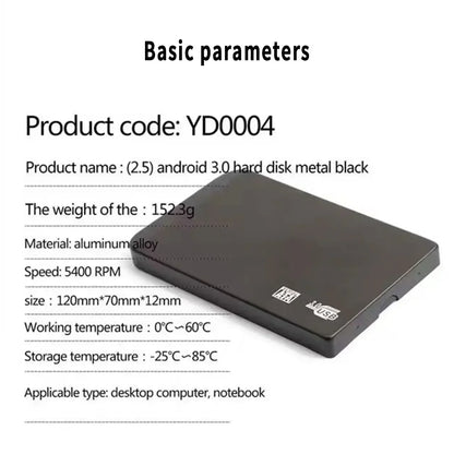 Xiaomi Mijia SSD Portable 500GB – Stockage Haute Vitesse & Mobilité