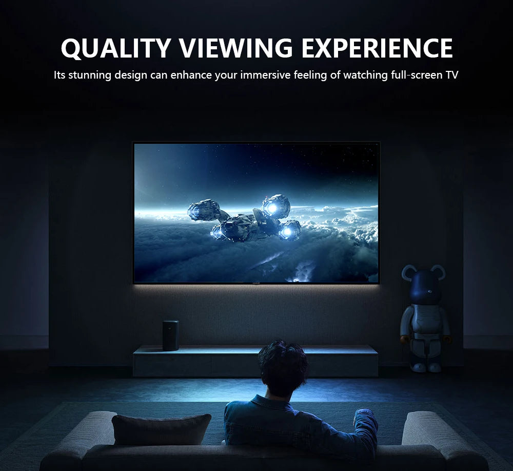 DUTRIEUX Smart TV 32’’ Ultra HD 4K – Google TV & Roku OS, écran tactile design luxe