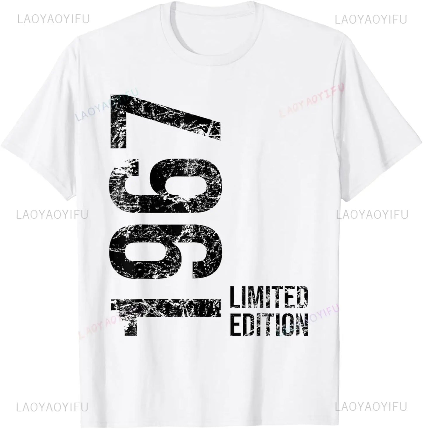 👕 T-shirt Vintage 58ème Anniversaire – Personnalisable Unisexe