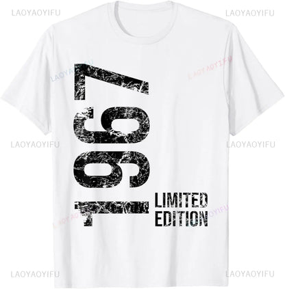 👕 T-shirt Vintage 58ème Anniversaire – Personnalisable Unisexe
