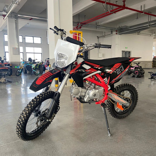 Moto Tout-Terrain Adulte 125cc–150cc – Exportation Directe d’Usine | Démarrage Électrique & Manuel, Freins Hydrauliques, Haute Garde au Sol