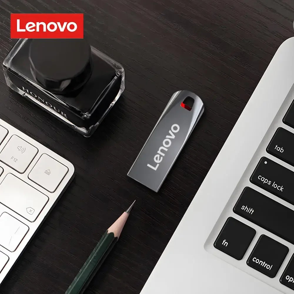 Lenovo-Clé USB 3.0 en métal haute vitesse, clé USB portable, mémoire étanche, disque flash, 1 To, 512 Go, 256 Go, 2 To