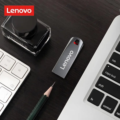 Lenovo-Clé USB 3.0 en métal haute vitesse, clé USB portable, mémoire étanche, disque flash, 1 To, 512 Go, 256 Go, 2 To