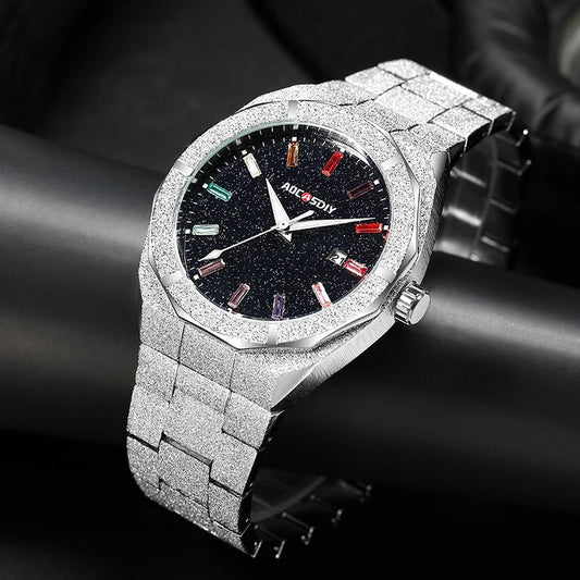 Montre Quartz Homme – Acier Inoxydable Élégante &amp; Résistante