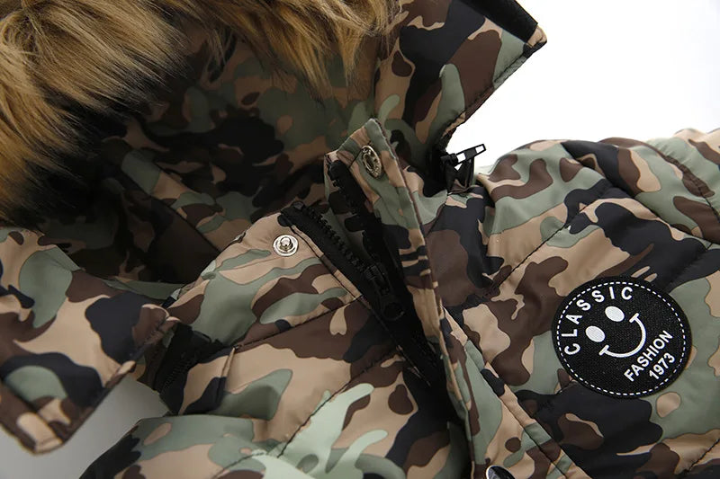 🧒 Doudoune Hiver pour Garçons – Parka Chaude 2025