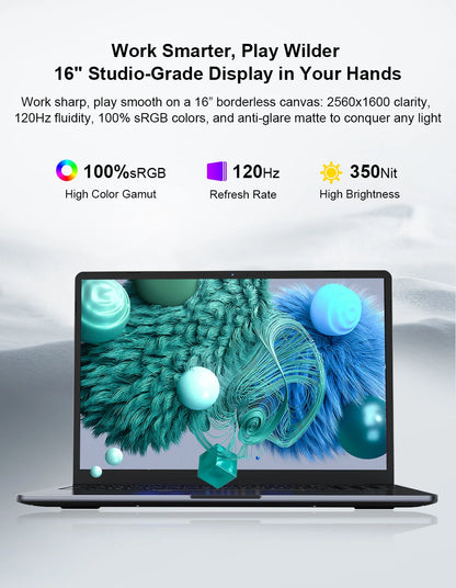 Ninkear A15 Pro : L'ordinateur portable 16" ultime pour la productivité