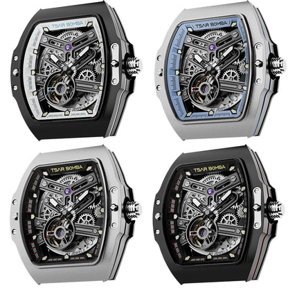 TSAR BOMBA TB8218 lnterchangeable Automatic Watch fo Men DIY Wristwatch Mens Mechanical Watch Set