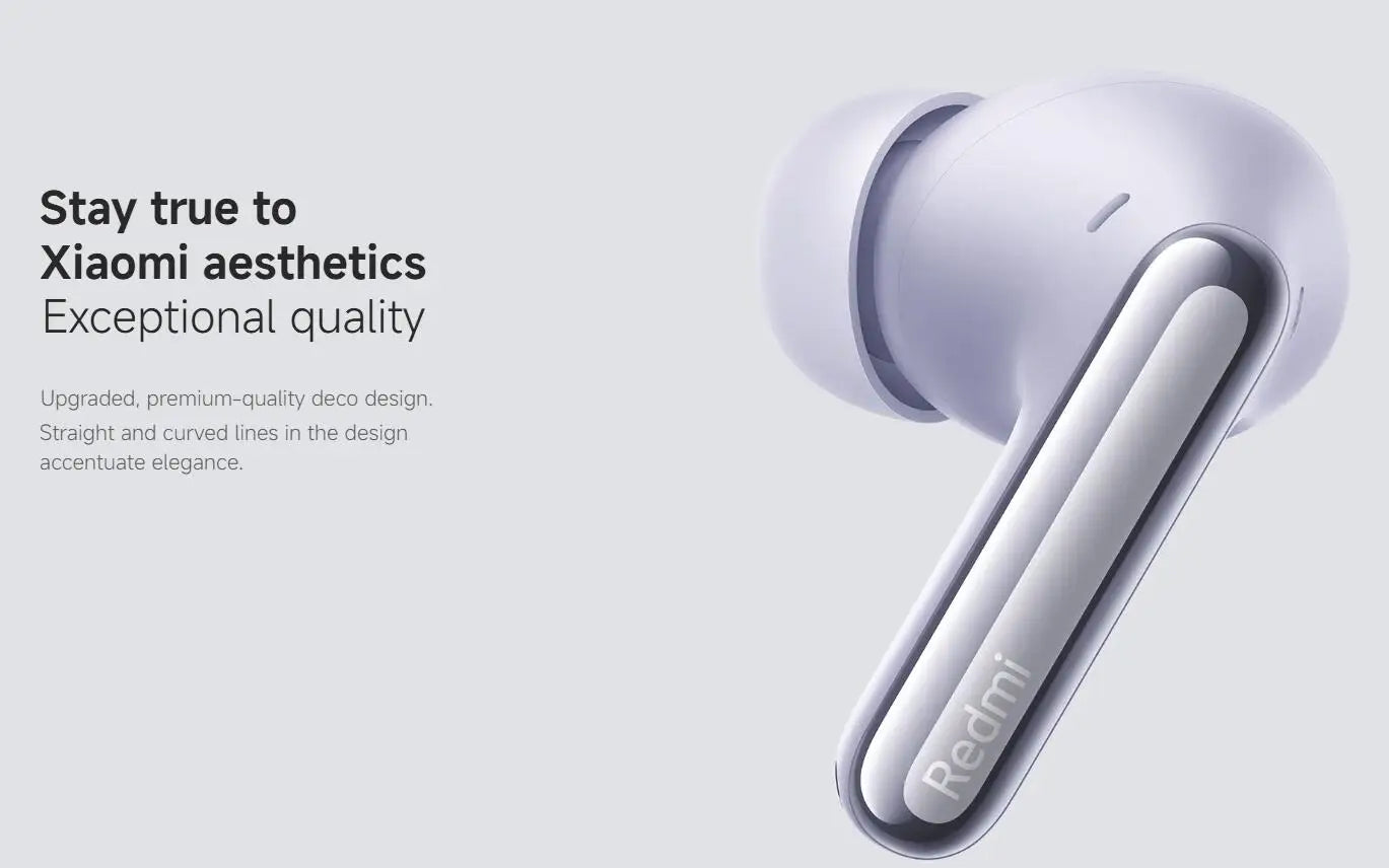 Xiaomi-Écouteurs Bluetooth sans fil Redmi Buds 6 Pro, audio haute résolution, AC satellite, suppression active du bruit 55dB, BT5.3, version globale