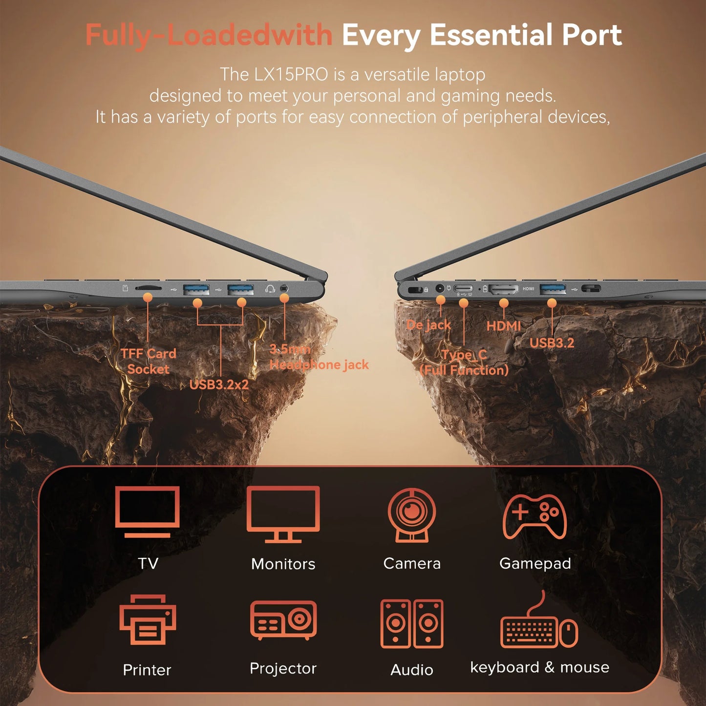 ACEMAGIC ordinateur portable de jeu 15,6" FHD, AMD Ryzen 7 5700U, 16 Go RAM, SSD NVMe 512 Go, Wi-Fi 6, Windows 11, graphiques AMD Radeon, batterie 4800 mAh, parfait pour gaming, travail et divertissement.