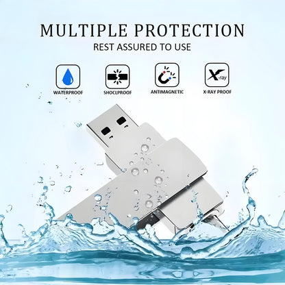 Xiaomi USB 3.2 16 to clé USB mémoire type-c 2-en-1 8 to 16 to OTG clé USB 4 to disque Flash haute vitesse 2 to pour ordinateur portable