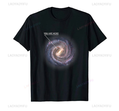 T-shirt unisexe Galaxie Astronomie, streetwear