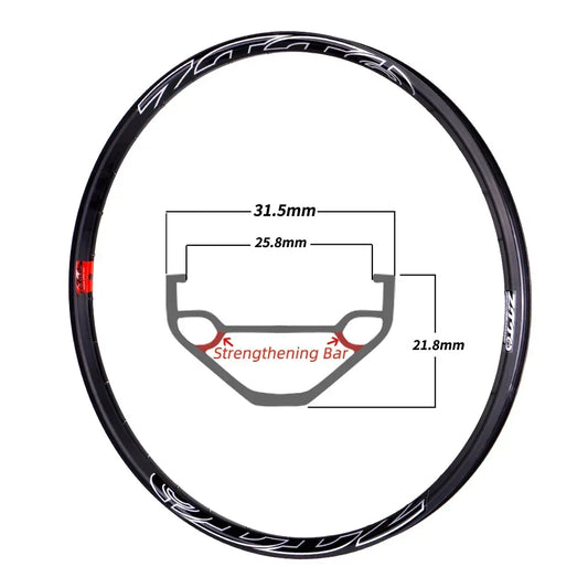 ZTTO-Paire de roues de vélo VTT, roue avant 26, 27.5, 29, moyeu de frein à disque 32 trous, AM Endflats DH, 15x110 Boost, 15x100, axe traversant 9x100, QR