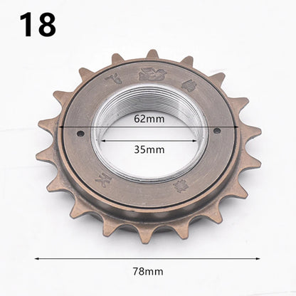 Pignon de roue libre vélo 12x18 – 8 vitesses, fibre de carbone, durable et léger