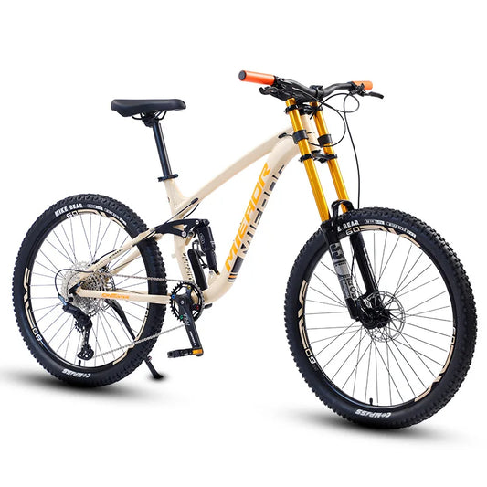 VTT vélo descente VTT 26 27.5 pouces cadre en alliage d'aluminium queue souple frein à huile pleine double Suspension vélo