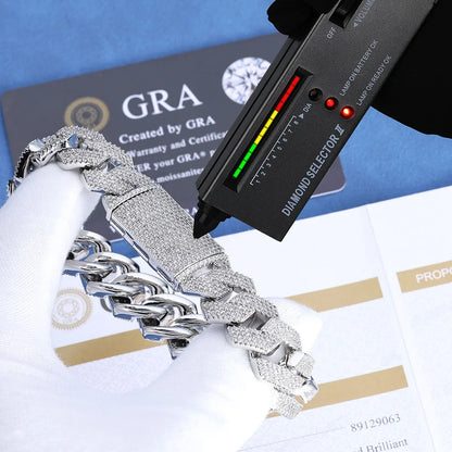 Bracelet en Argent 925 Silver VVS – Homme & Femme – Taille 17,8 cm et 20,3 cm