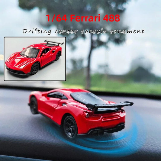 Ornements rotatifs pour dérive de voiture de sport, tableau de bord automatique, modèle de course, déco, individualité de voiture, Kit de décoration pour Console centrale