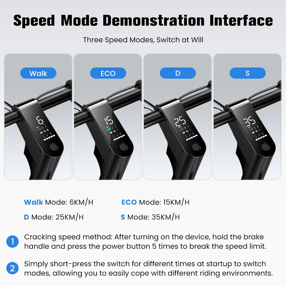 iScooter W6 10 pouces Scooter électrique 500W adulte e-scooter 36V 10.5Ah 35 km/h vitesse Support APP 30km portée ville Scooters électriques