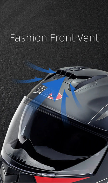 Casque de moto rabattable pour hommes et femmes, sécurité, descente, motocross, course modulaire, visage intégral personnalisé, approuvé par le DOT