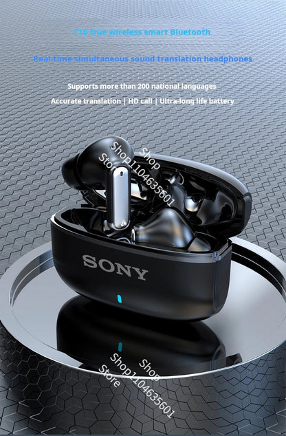 🎧 Sony Casque Traducteur AI – Écouteurs Bluetooth HiFi Stéréo