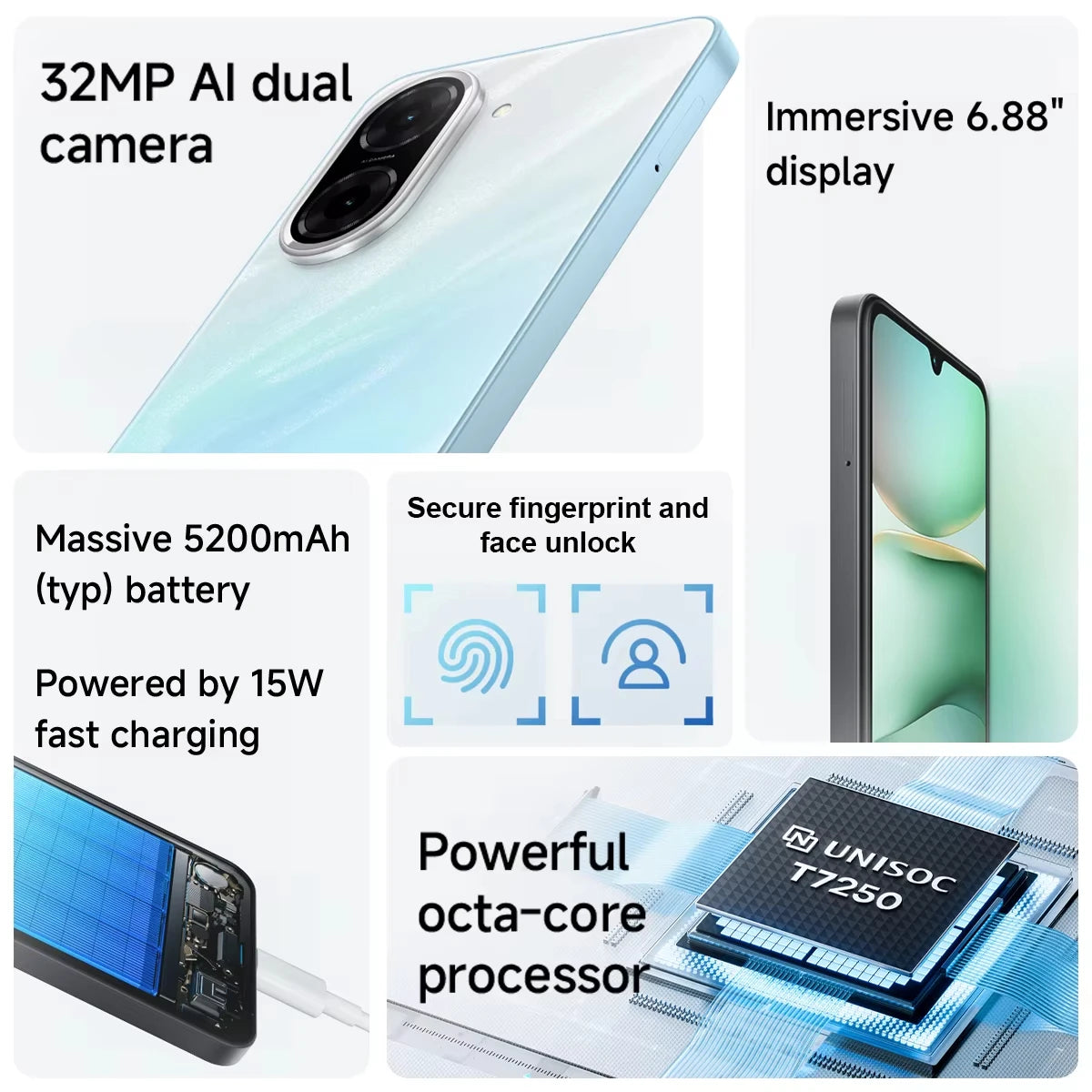 Xiaomi Redmi A5 – Smartphone Global 6.6" 5G, 32MP, 5200mAh, 120Hz, Double SIM