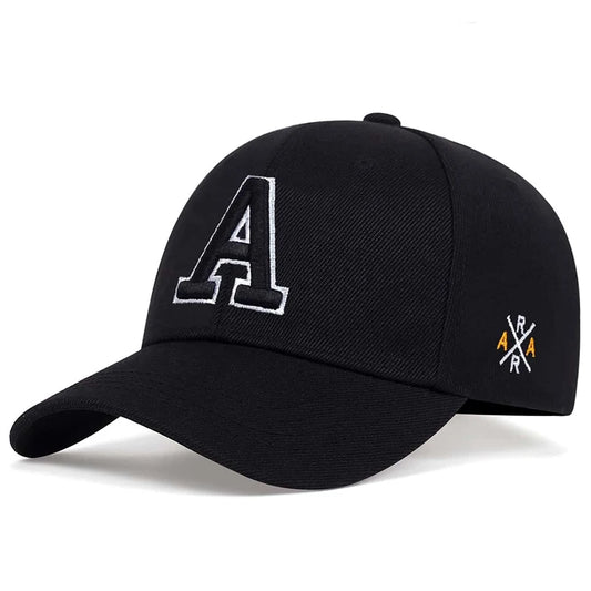 Casquette Baseball Unisexe Lettres Brodées Ar Réglable Protection Solaire Printemps/Automne
