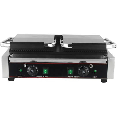 Grill & Presse à Sandwich Professionnel Double Face – Plaques Plates Antiadhésives