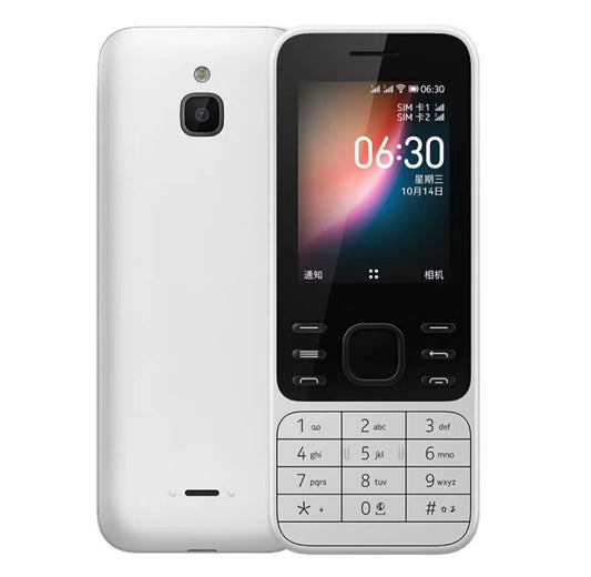 Nokia 6300 4G Téléphone Mobile Double SIM 2.4" KaiOS WiFi Bluetooth Multilingue Détachable D'occasion